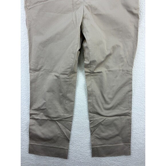 Z Zegna Chino Pants Mens 32R Beige Slim Fit Stretch Cotton Trouser Dress Casual - Picture 4 of 14